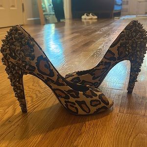 Rock stud heels